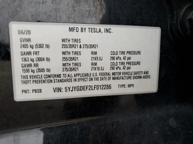 2020 TESLA MODEL Y #3265763915