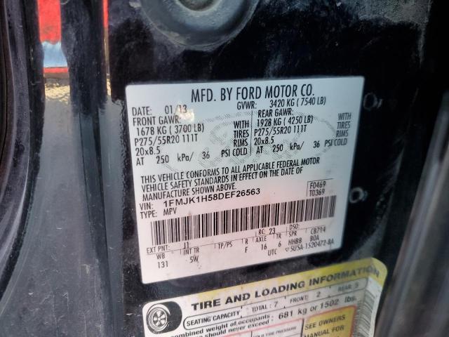 2013 FORD EXPEDITION - 1FMJK1H58DEF26563