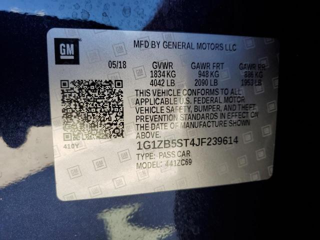 2018 CHEVROLET MALIBU LS - 1G1ZB5ST4JF239614