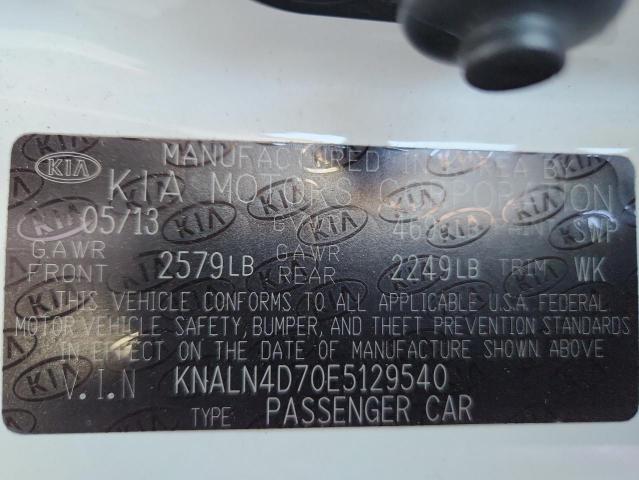 2014 KIA CADENZA PR - KNALN4D70E5129540