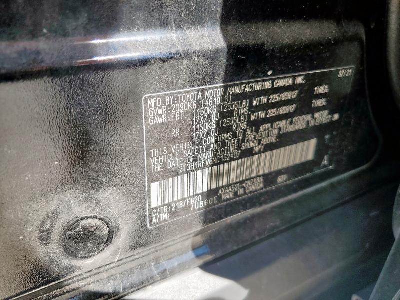 2021 TOYOTA RAV4 LE 2T3H1RFV6MC152407