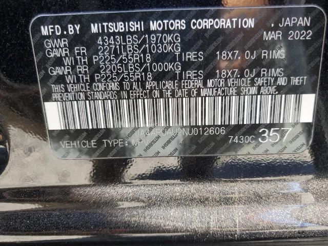 2022 MITSUBISHI OUTLANDER #3281481988