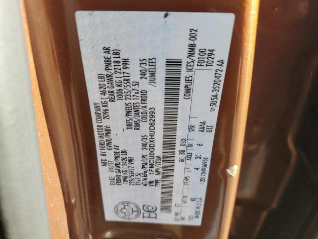 2017 FORD ESCAPE SE #3285573281