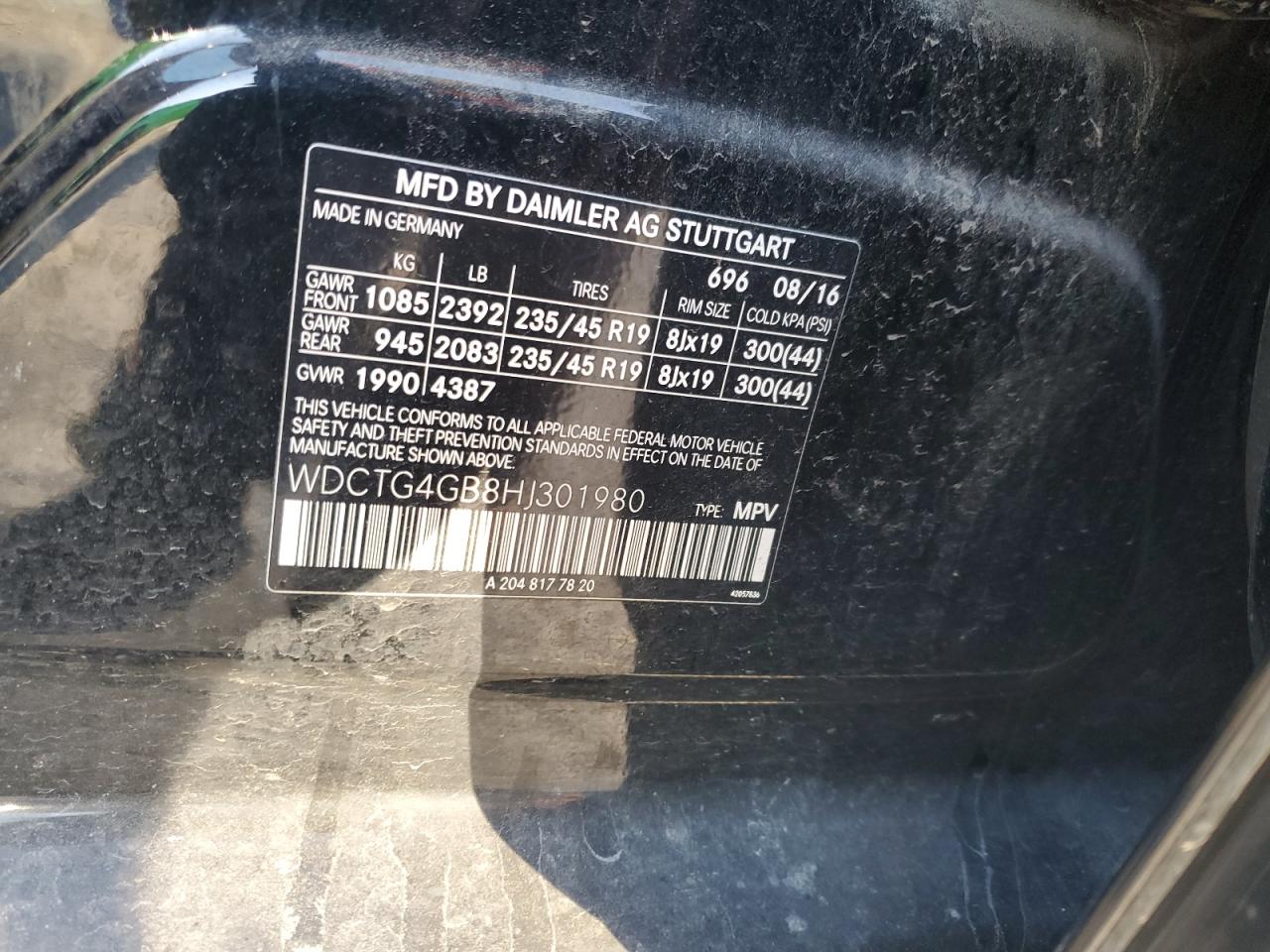 MERCEDES-BENZ GLA-CLASS 250 4MATIC