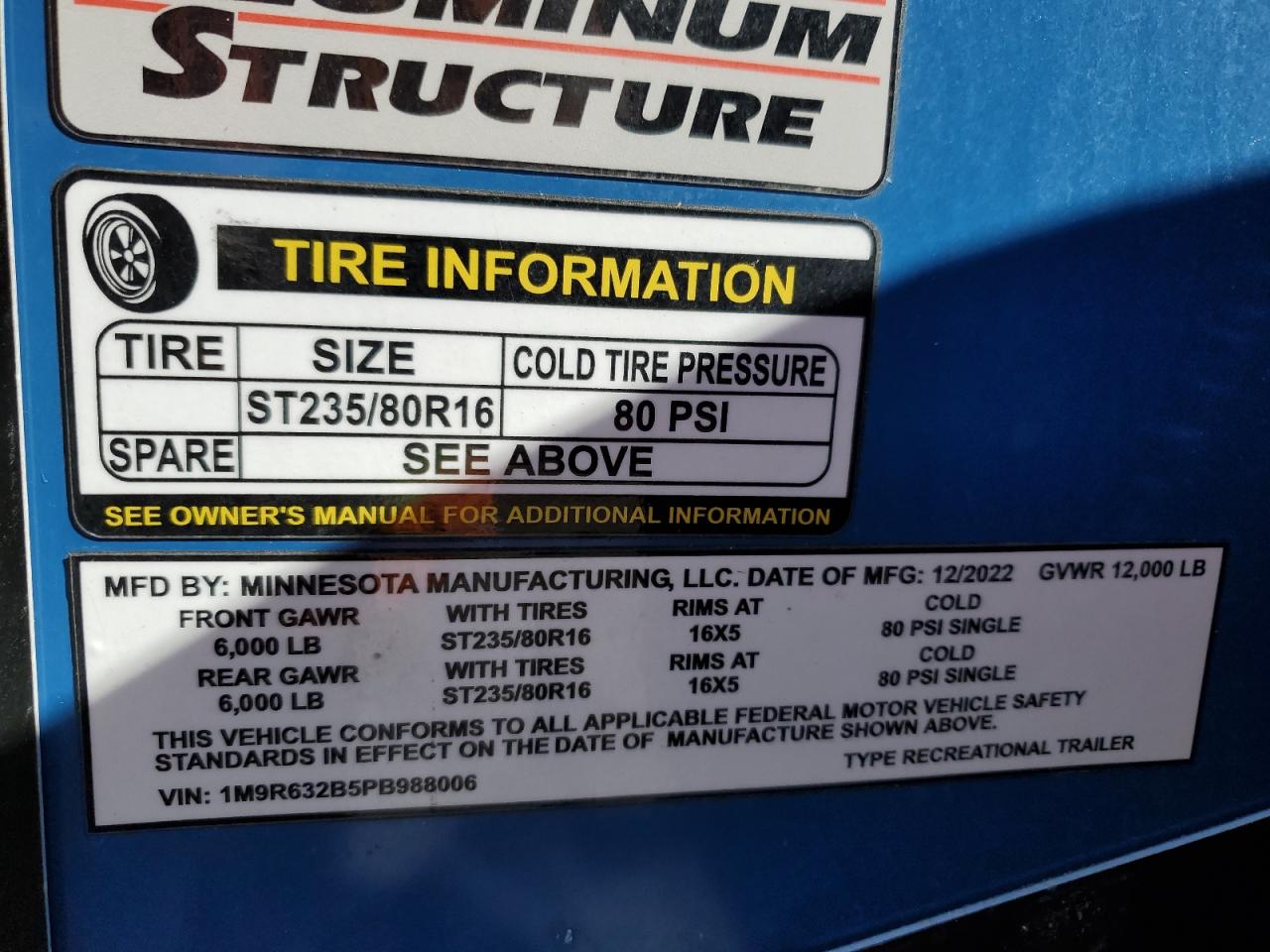 Lot #3268433775 2023 MINNESOTA MANUFACTUR ICE HOUSE