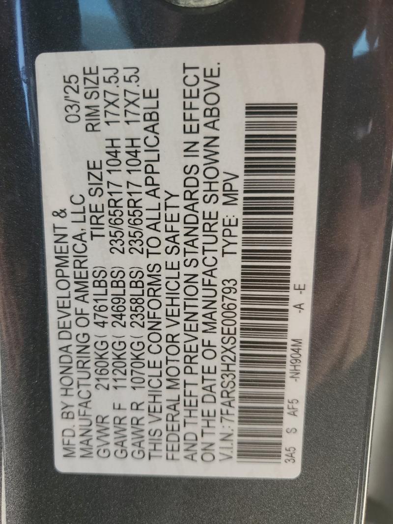 2025 HONDA CR-V LX - 7FARS3H2XSE006793