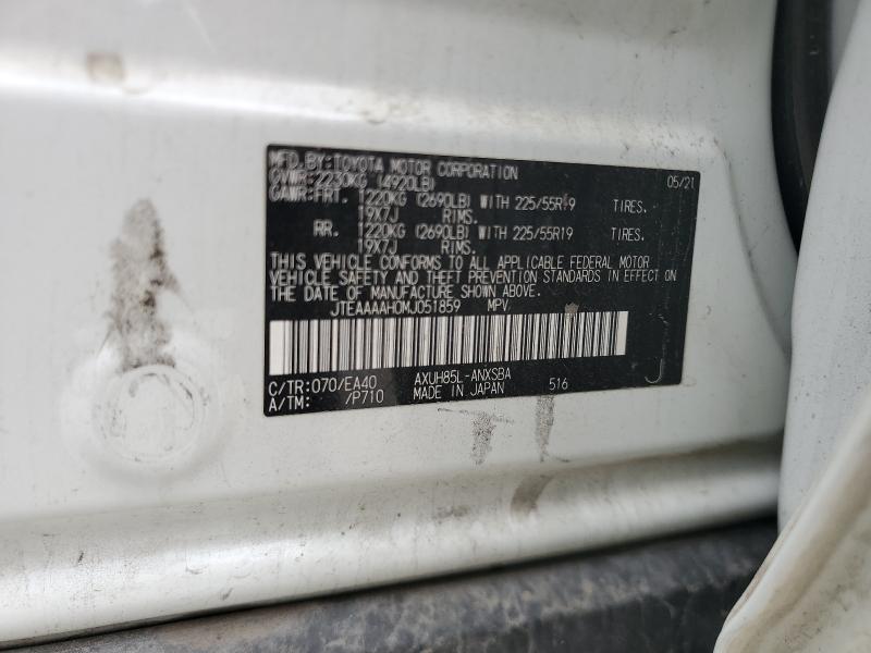 2021 TOYOTA VENZA LE #3292690589