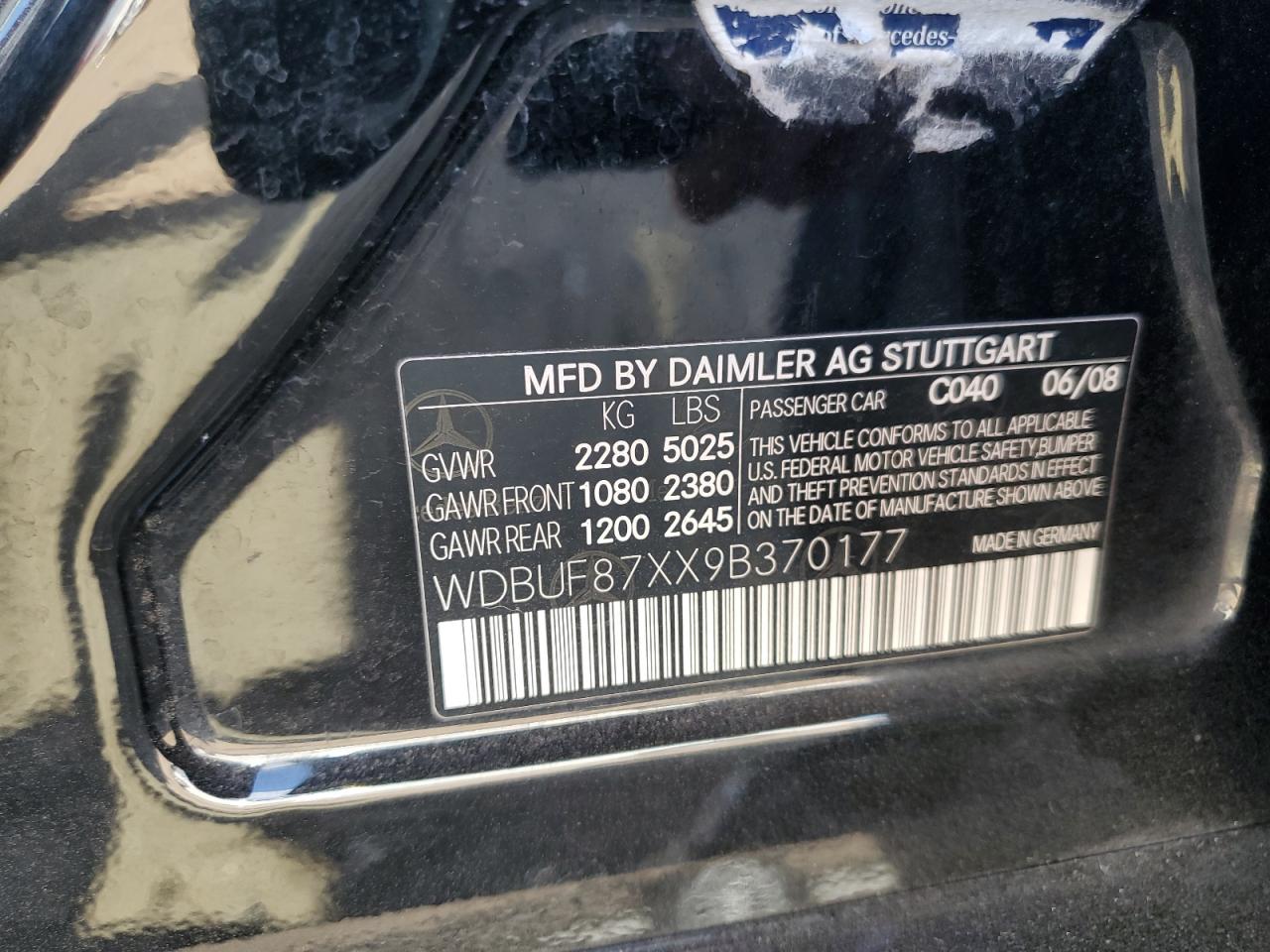 Lot #3280450135 2009 MERCEDES-BENZ E 350 4MAT