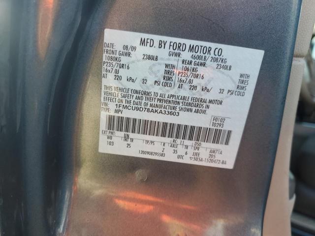 2010 FORD ESCAPE XLT - 1FMCU9D78AKA33603