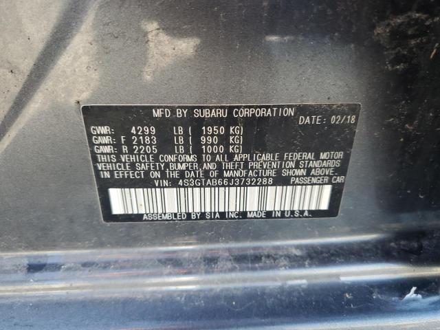 2018 SUBARU IMPREZA PREMIUM 4S3GTAB66J3732288