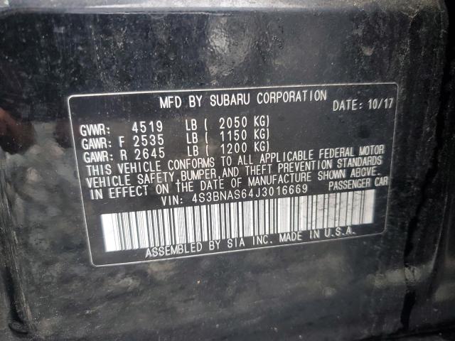 2018 SUBARU LEGACY SPO 4S3BNAS64J3016669