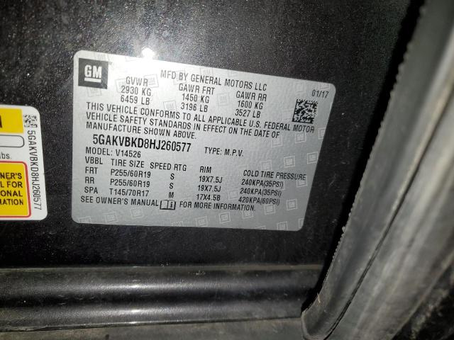 2017 BUICK ENCLAVE - 5GAKVBKD8HJ260577