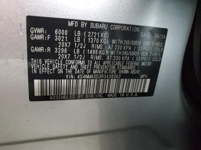 2024 SUBARU ASCENT LIM #3284201536