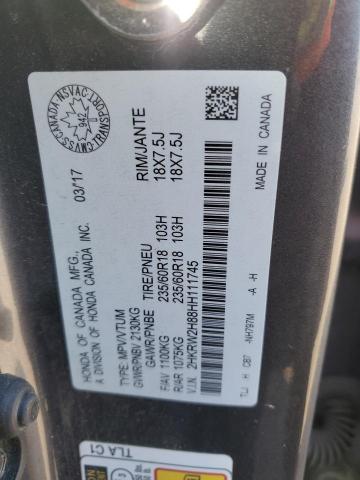 2017 HONDA CR-V EXL - 2HKRW2H88HH111745