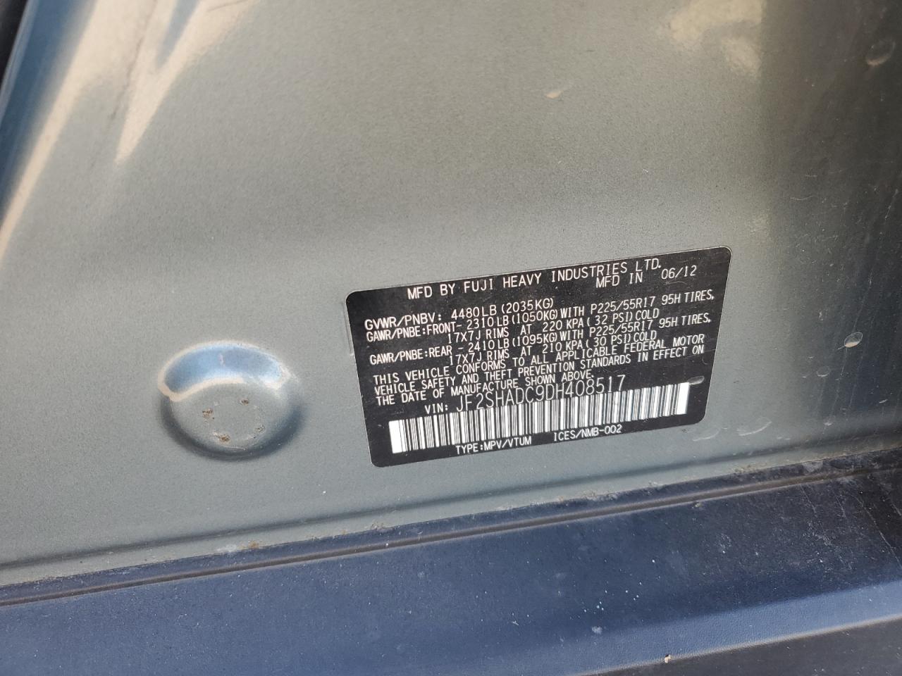 SUBARU FORESTER 2.5X PREMIUM