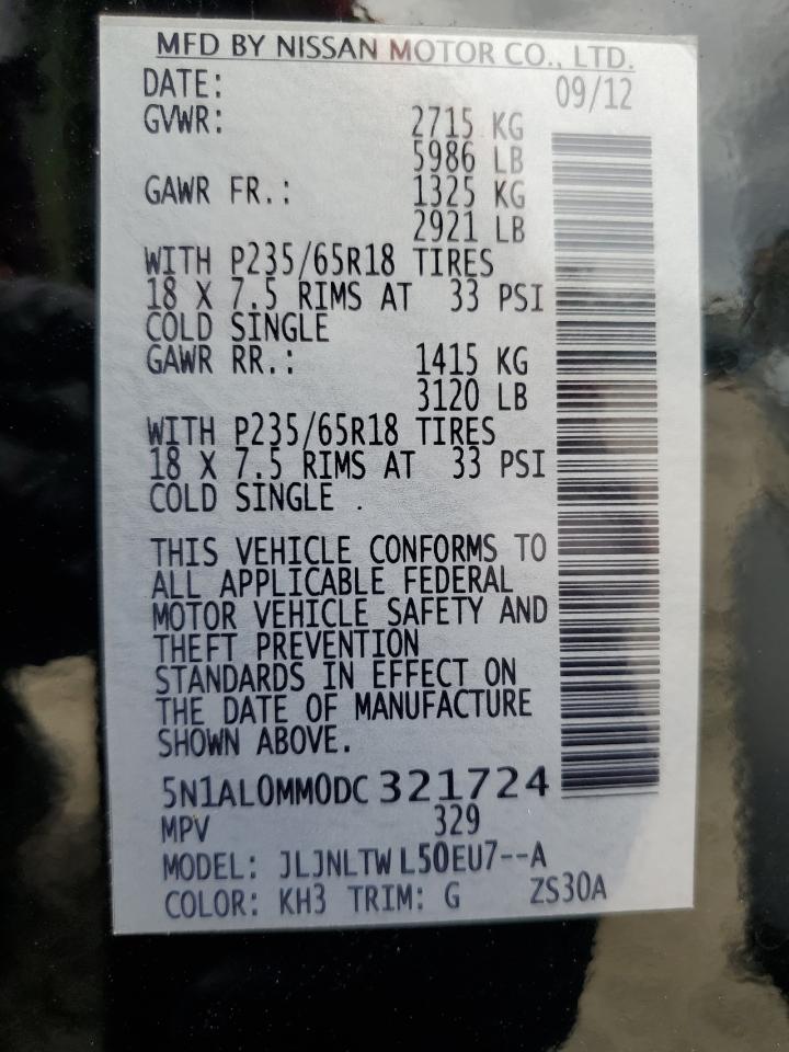 INFINITI EX35 EX35/JOURN