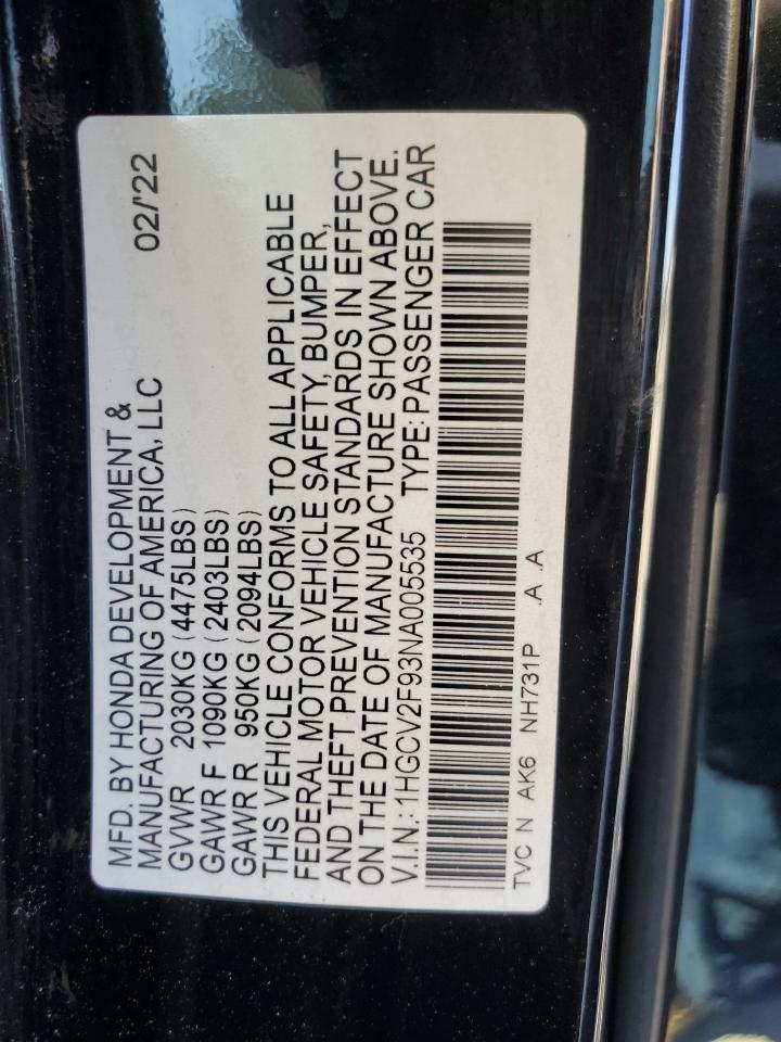 HONDA ACCORD TOURING