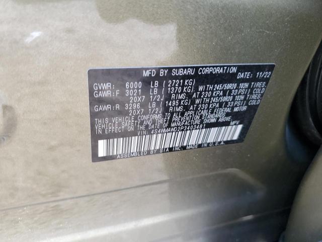 2023 SUBARU ASCENT TOU 4S4WMAWD2P3403481