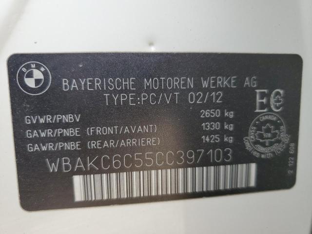 2012 BMW 750 XI - WBAKC6C55CC397103