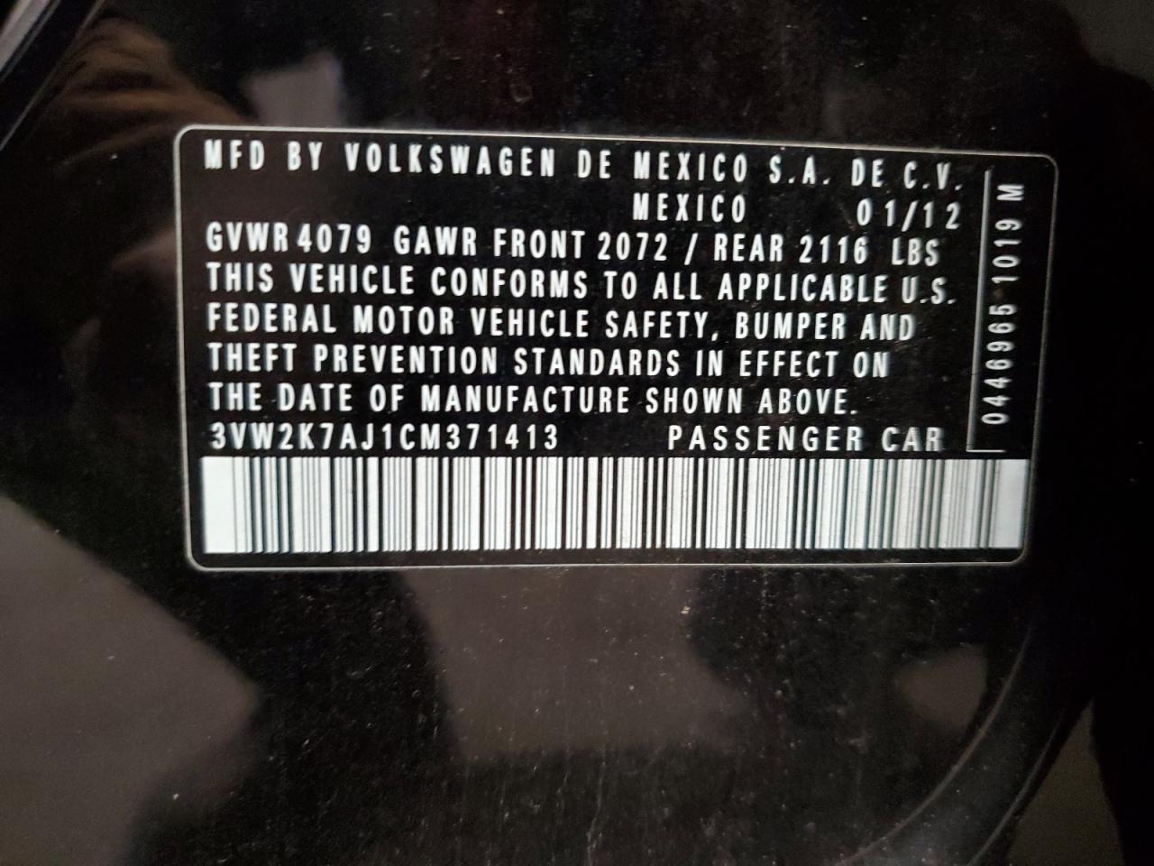 VOLKSWAGEN JETTA BASE