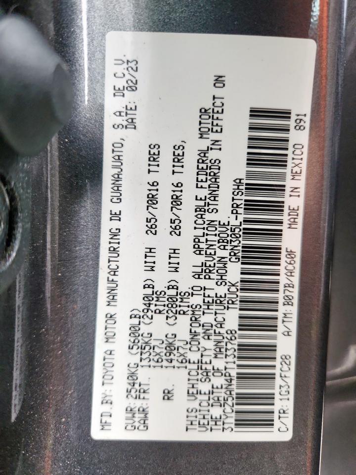 TOYOTA TACOMA DOUBLE CAB