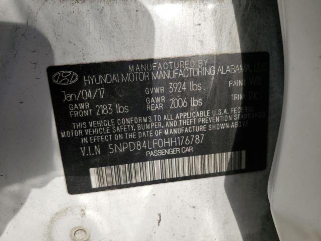 2017 HYUNDAI ELANTRA SE 5NPD84LF0HH176787