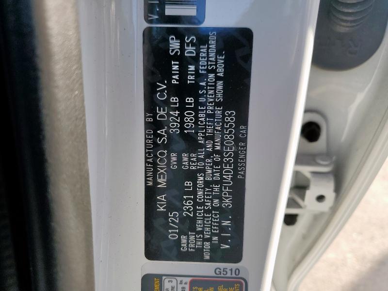 2025 KIA K4 EX 3KPFU4DE3SE085583