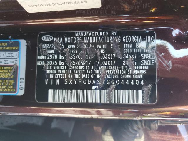 2016 KIA SORENTO LX 5XYPGDA32GG044404