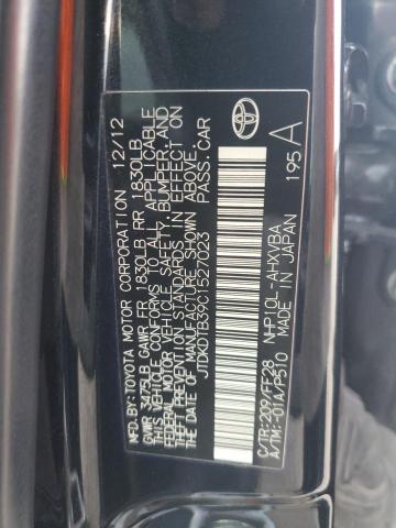 2012 TOYOTA PRIUS C - JTDKDTB39C1527023