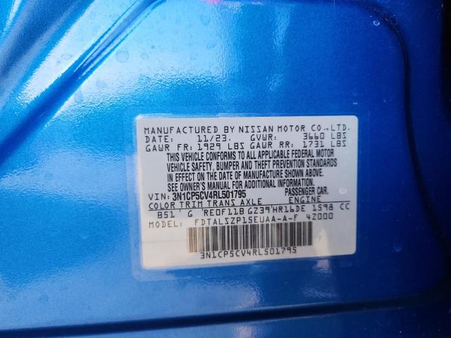 2024 NISSAN KICKS SV 3N1CP5CV4RL501795