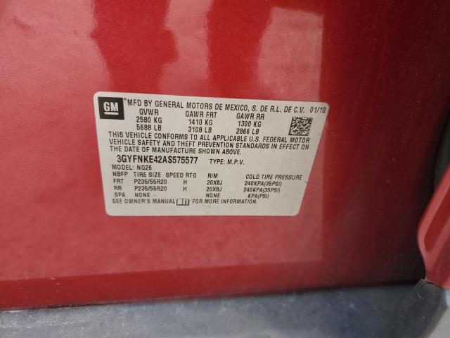 2010 CADILLAC SRX PREMIU - 3GYFNKE42AS575577