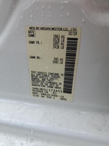 2020 NISSAN ALTIMA S 1N4BL4BV3LC173455