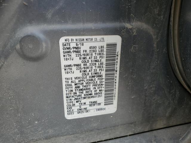 2019 NISSAN ROGUE S #3280640390