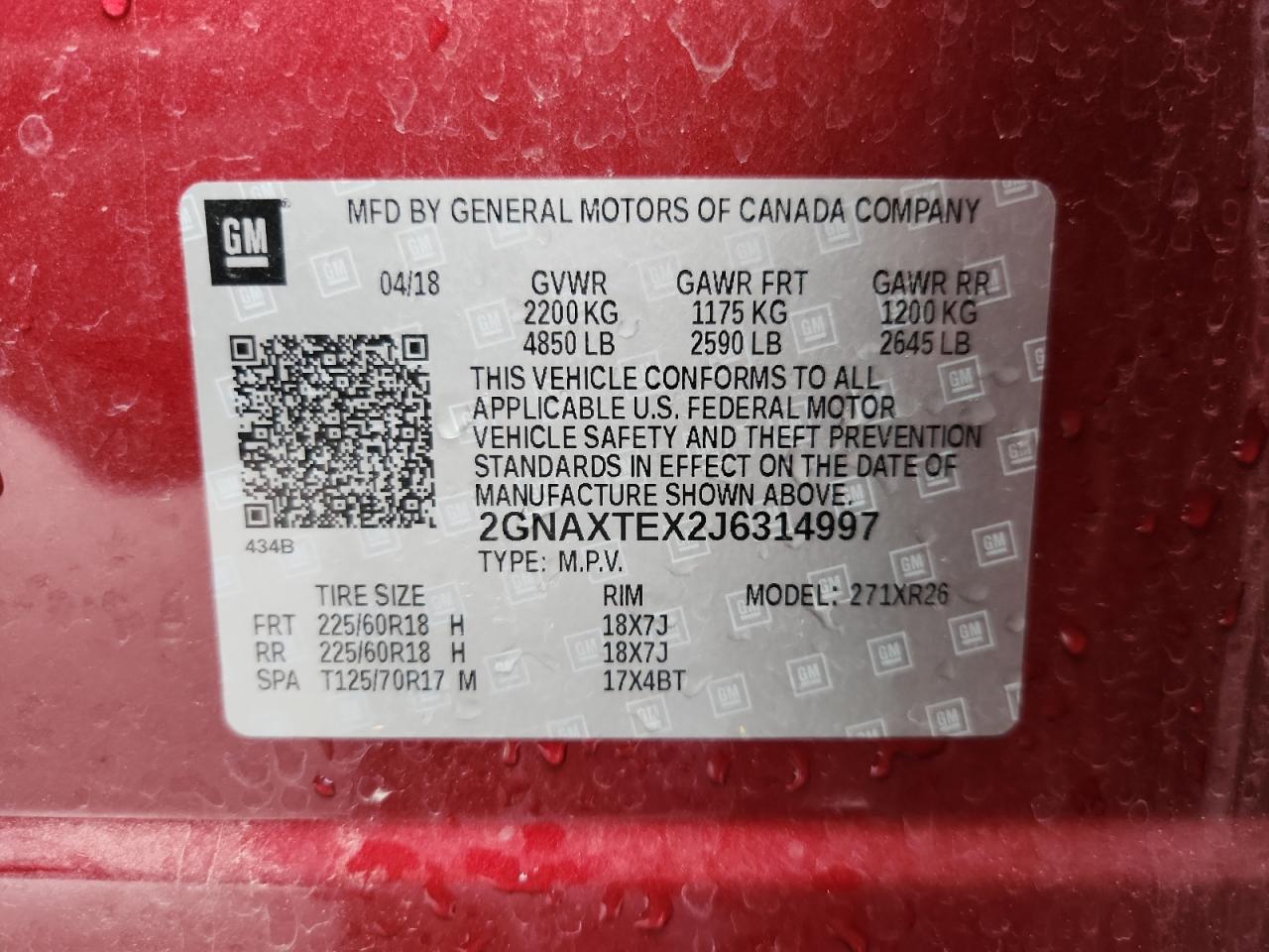 CHEVROLET EQUINOX LT