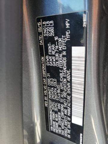 2016 VOLVO XC60 T6 PR YV449MDK8G2782327