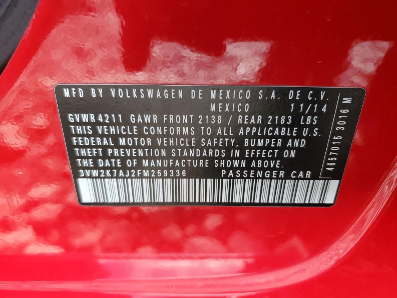 VOLKSWAGEN JETTA BASE