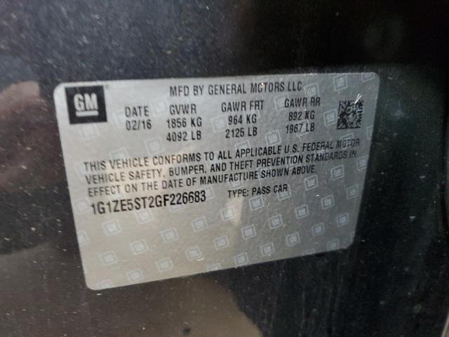 2016 CHEVROLET MALIBU LT - 1G1ZE5ST2GF226683