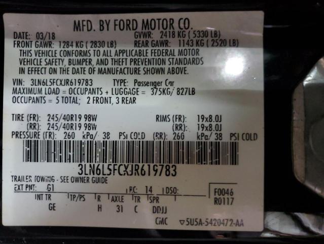 2018 LINCOLN MKZ RESERV #3303877687