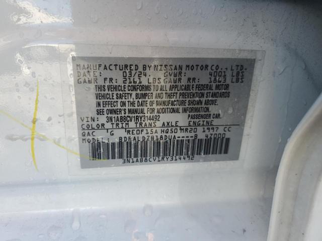 2024 NISSAN SENTRA SV 3N1AB8CV1RY314492