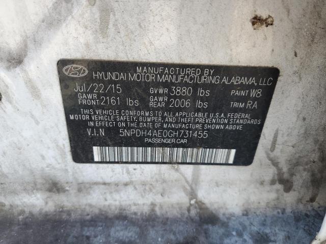 2016 HYUNDAI ELANTRA SE - 5NPDH4AE0GH731455