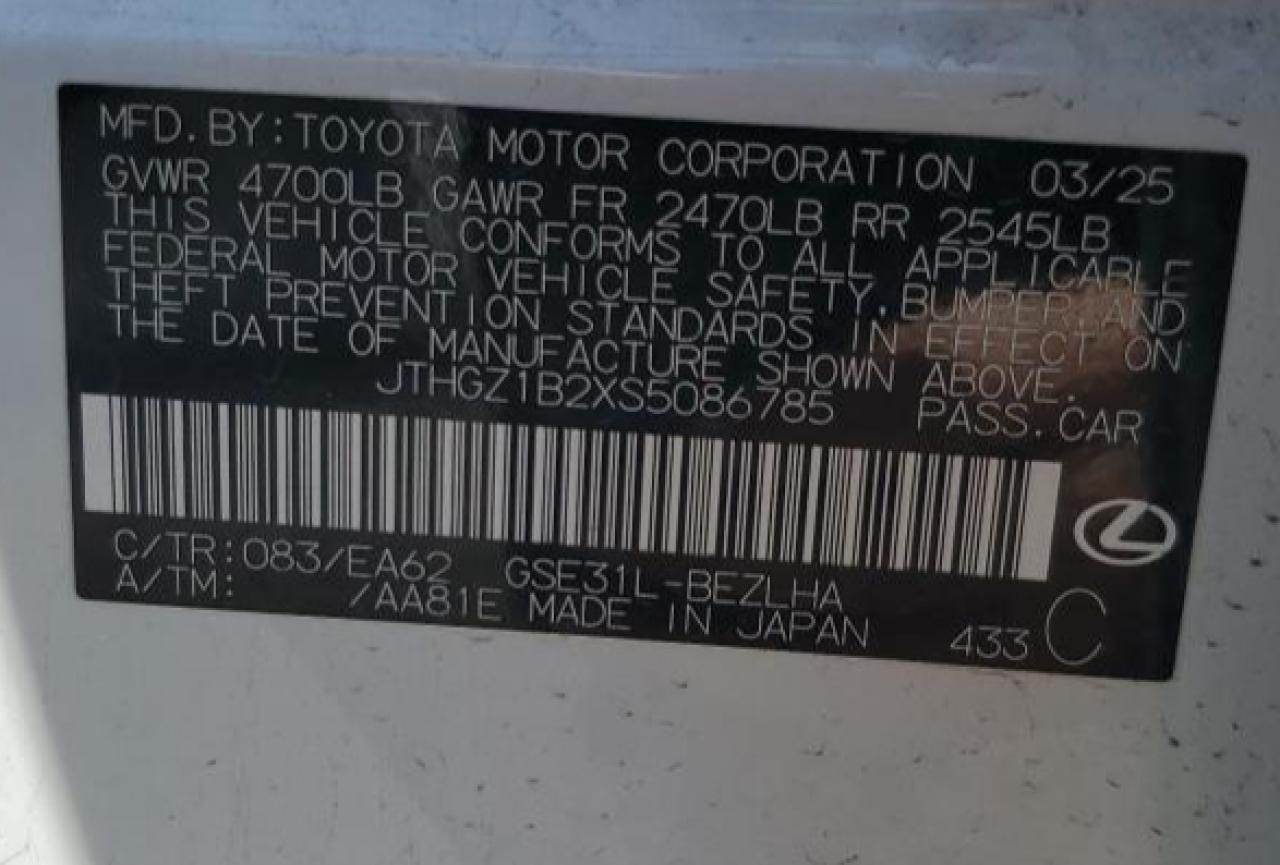 LEXUS IS 350 F SPORT DESIGN