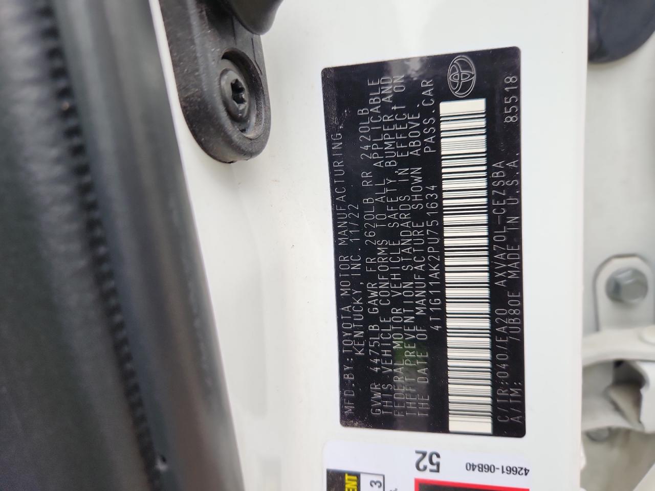 TOYOTA CAMRY SE NIGHT SHADE