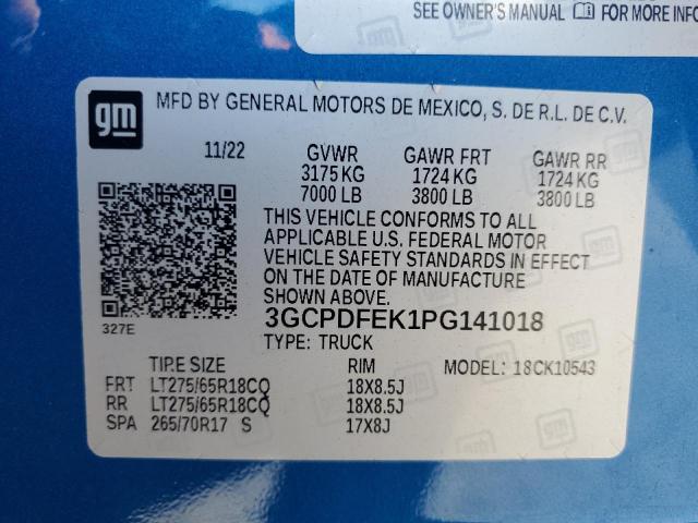 2023 CHEVROLET SILVERADO #3302890943