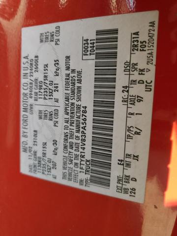 2003 FORD RANGER SUP #3296314427