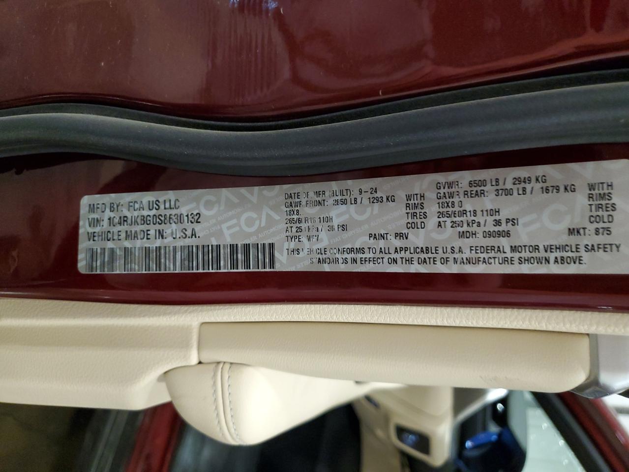 JEEP GRAND CHEROKEE L LIMITED