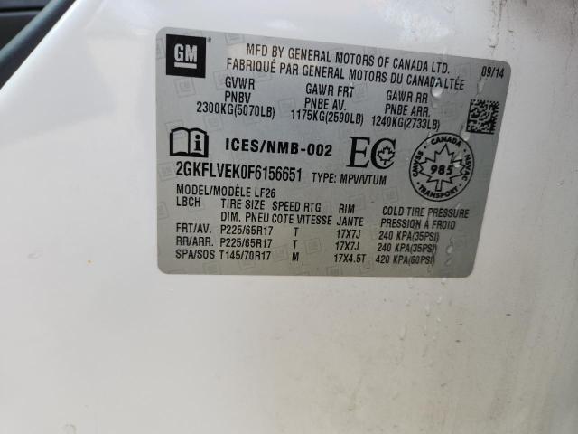 2015 GMC TERRAIN SL - 2GKFLVEK0F6156651