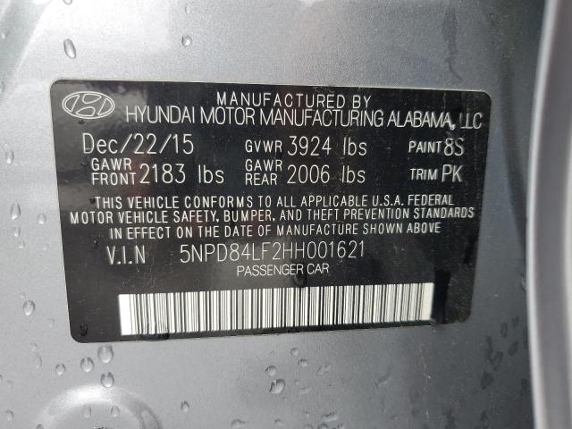 2017 HYUNDAI ELANTRA SE - 5NPD84LF2HH001621