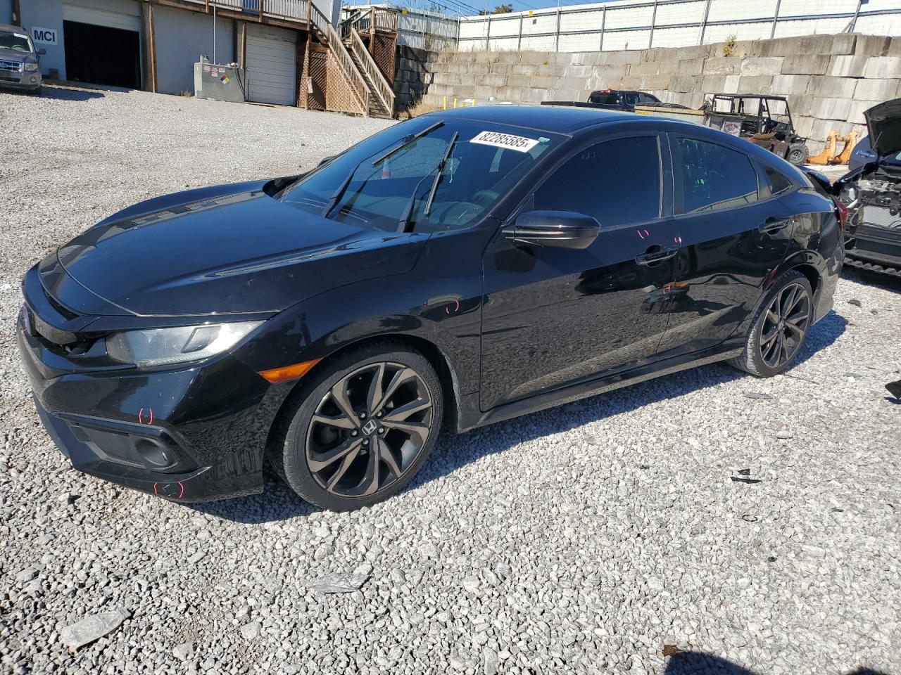 Lot #3305381308 2019 HONDA CIVIC SPOR