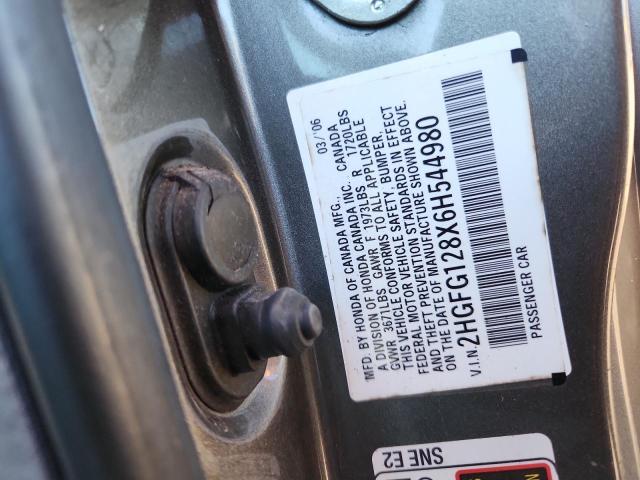 2006 HONDA CIVIC EX #3279539239