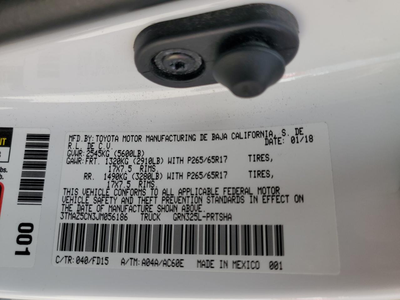 TOYOTA TACOMA DOUBLE CAB